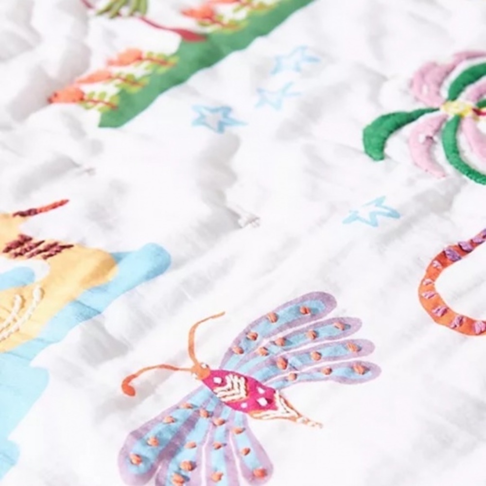 NWT Anthropologie Sloan Baby Quilt - Picture 2 of 3
